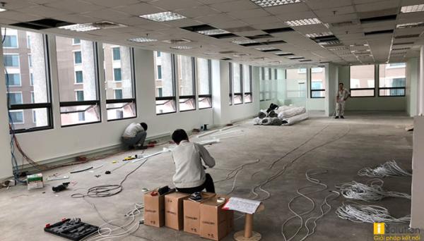 Thi công hệ thống điện, mạng cho văn phòng